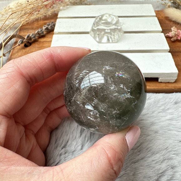 Small Garden Quartz Sphere - Picture 6 of 9